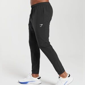 Gymshark Arrival Woven Joggers Men’s XXL Black Slim Fit Athletic Training Pants